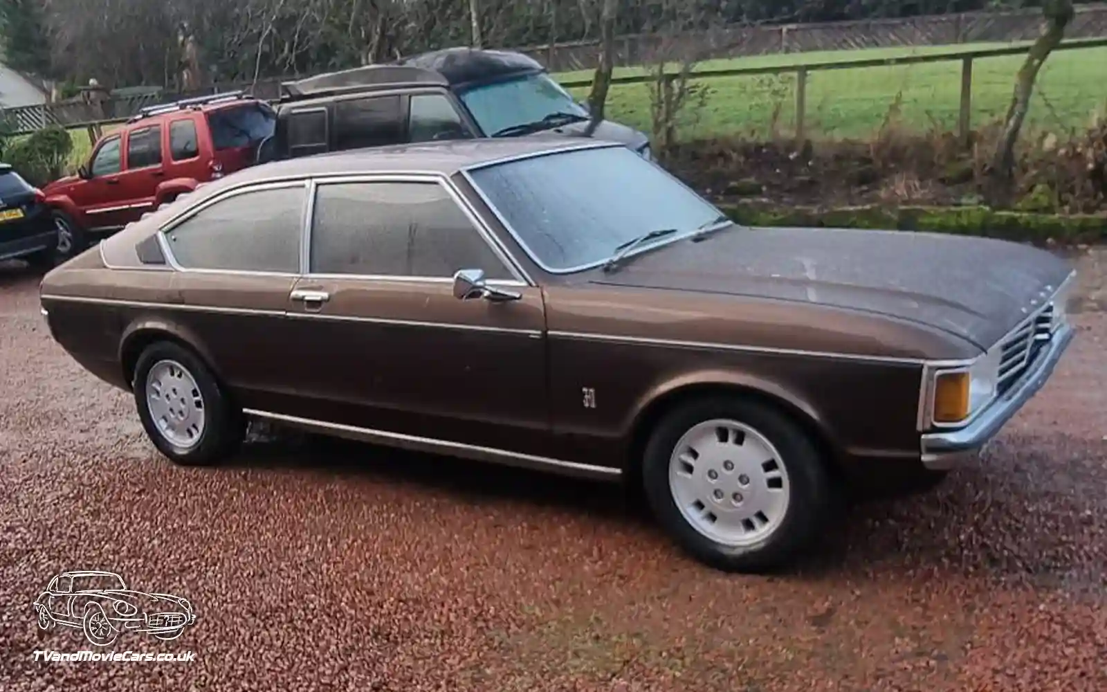TV Film Movie Action Vehicle Scotland UK Classic Car Ford Granada Mk1 3.0 XL Coupe 1973 OS