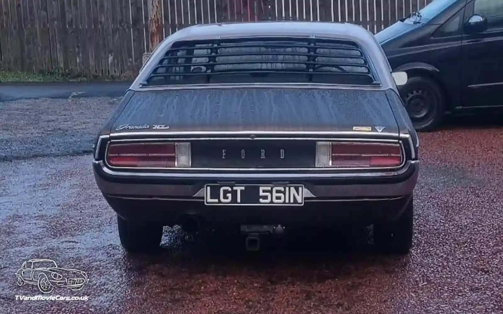 TV Film Movie Action Vehicle Scotland UK Classic Car Ford Granada Mk1 3.0 XL Coupe 1973 Rear