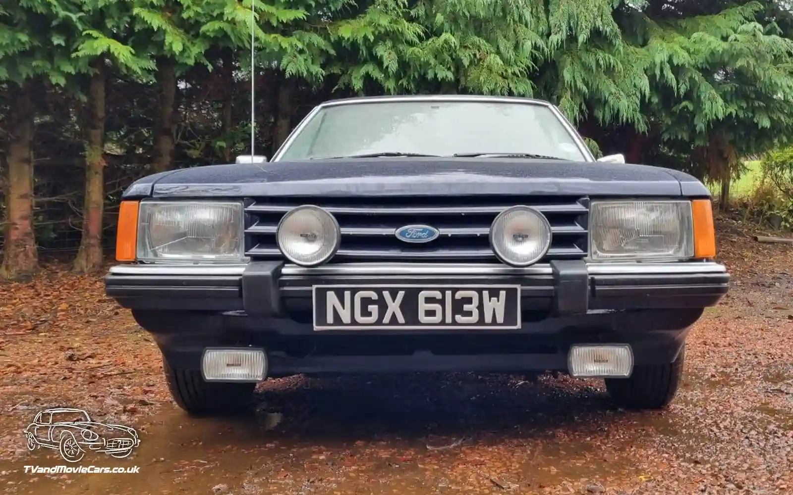 TV Film Movie Action Vehicle Scotland UK Classic Car Ford Granada Mk2 2.8GL 1980 Front 2