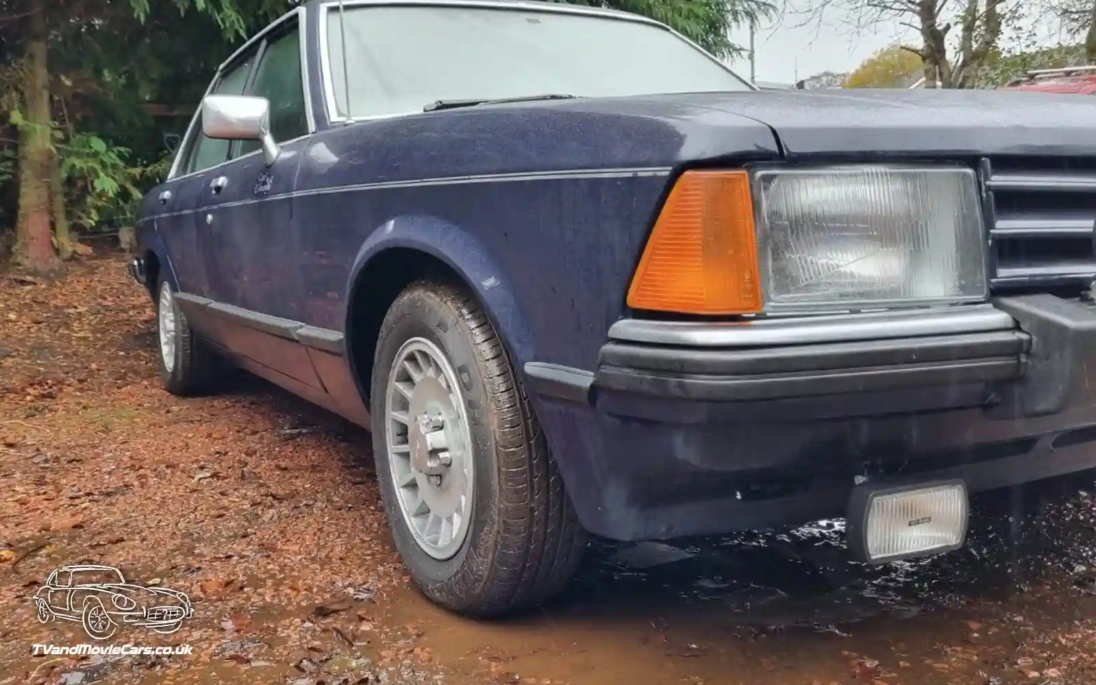 TV Film Movie Action Vehicle Scotland UK Classic Car Ford Granada Mk2 2.8GL 1980 Front OS CU