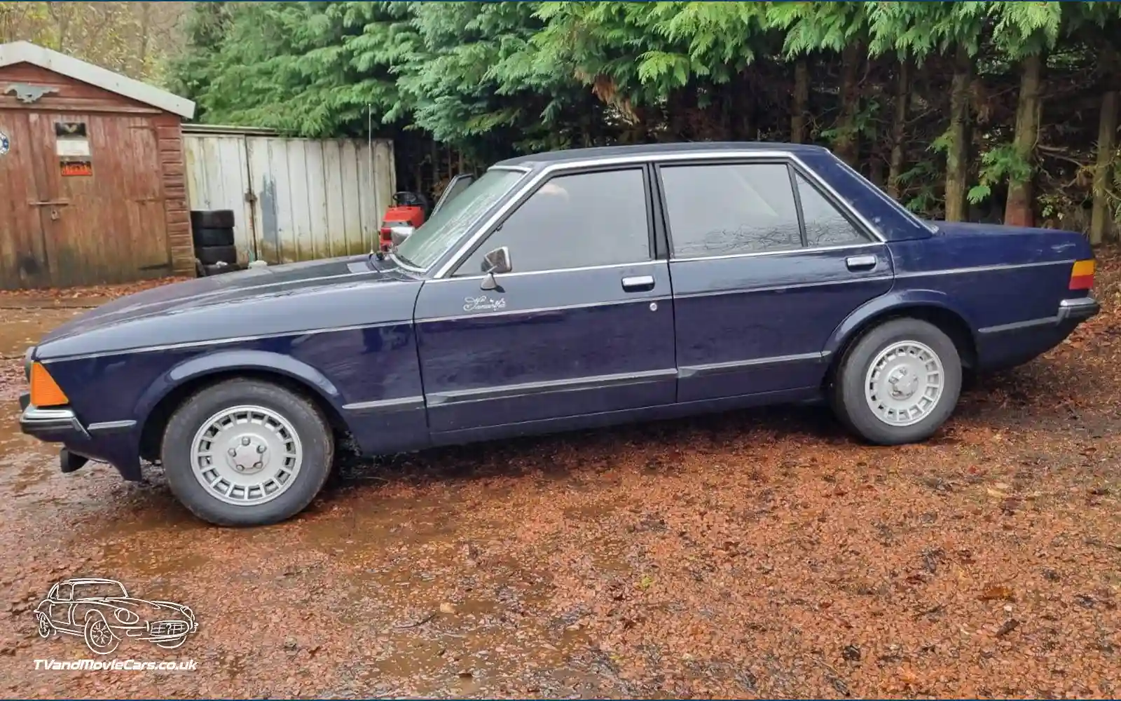 TV Film Movie Action Vehicle Scotland UK Classic Car Ford Granada Mk2 2.8GL 1980 OS 2