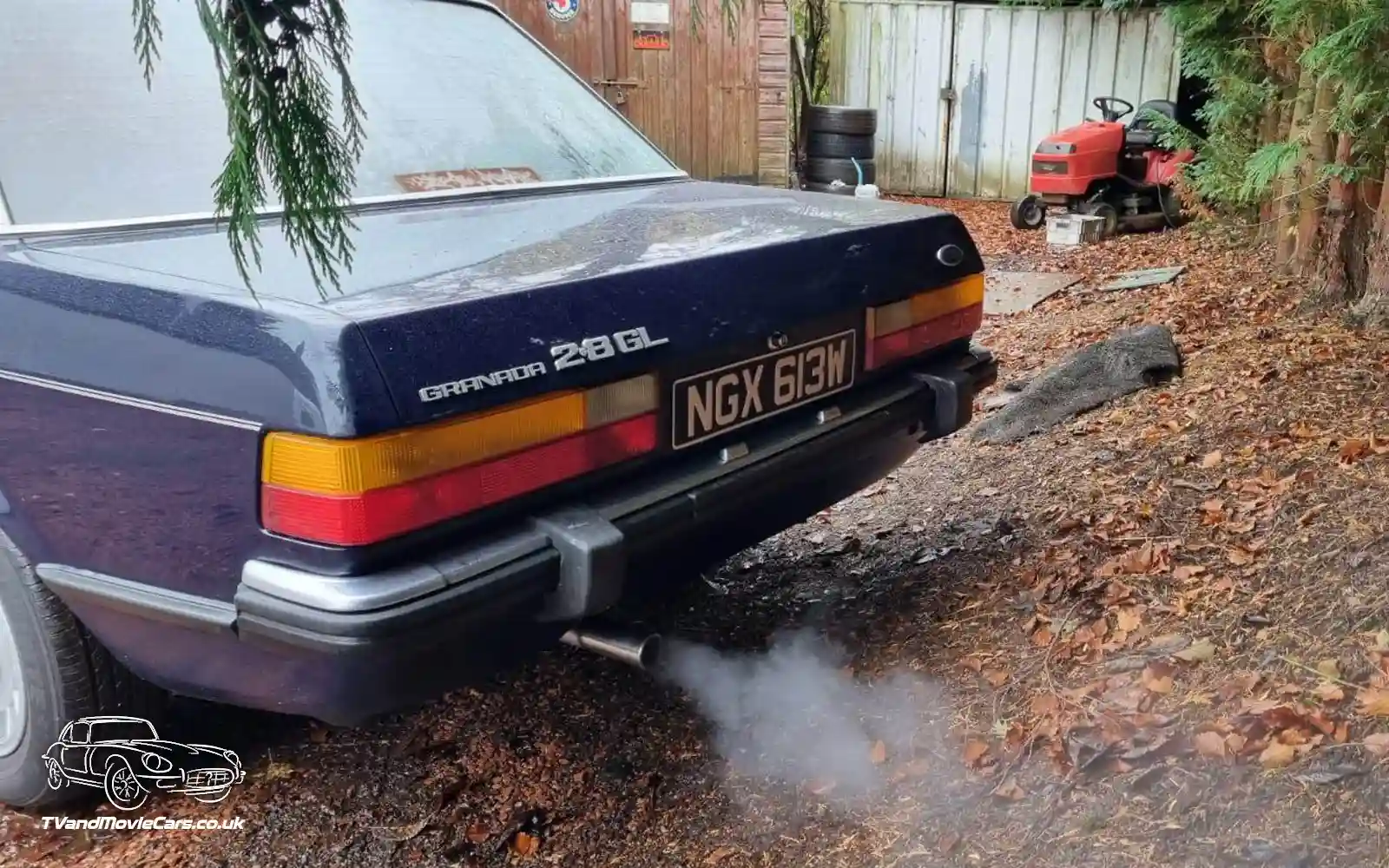 TV Film Movie Action Vehicle Scotland UK Classic Car Ford Granada Mk2 2.8GL 1980 Rear CU