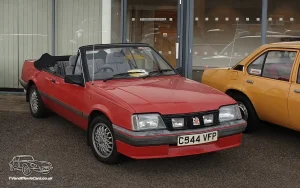 TV Film Movie Action Vehicle Scotland UK Classic Car Vauxhall Cavalier Mk2 Cabriolet 1.8i 1986 Front OS 2