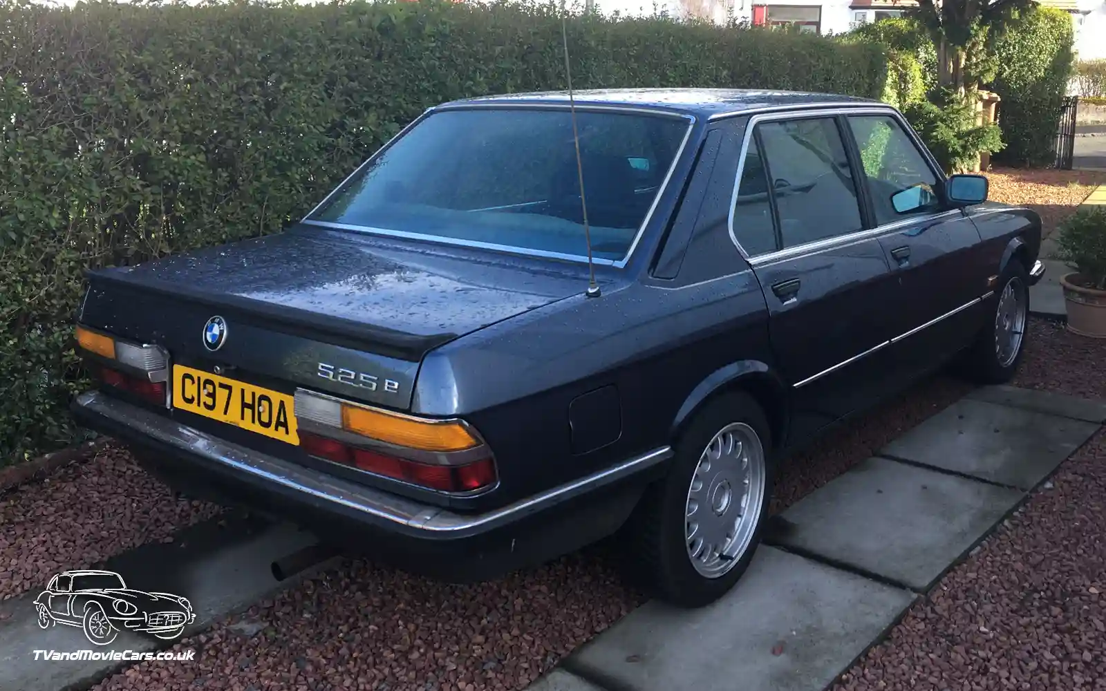 TV Film Movie Action Vehicle Scotland German Car BMW 525e 1985 OS Rear