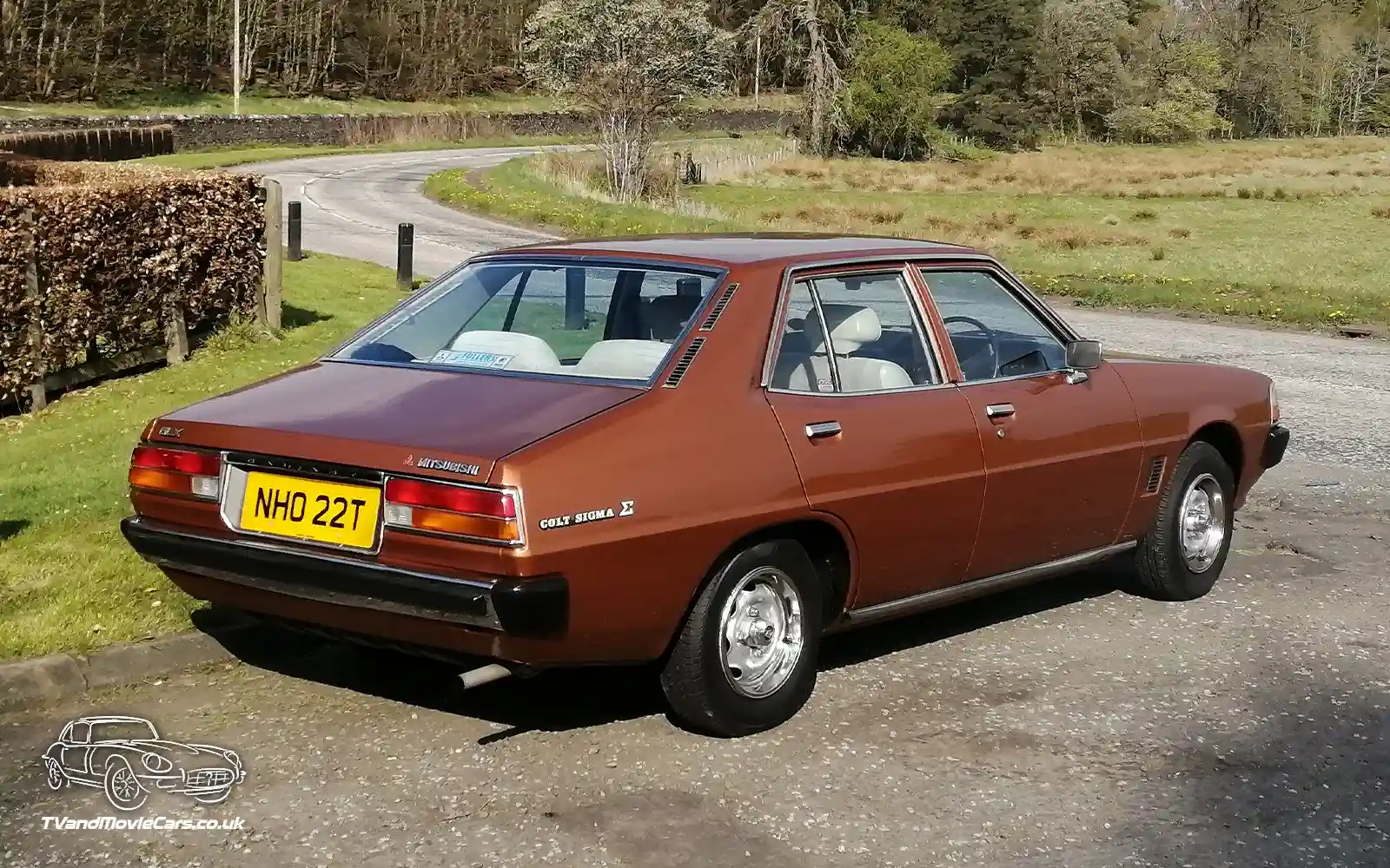 TV Film Movie Action Vehicle Scotland Japanese Cars Colt Sigma GLX 1978 OS Rear