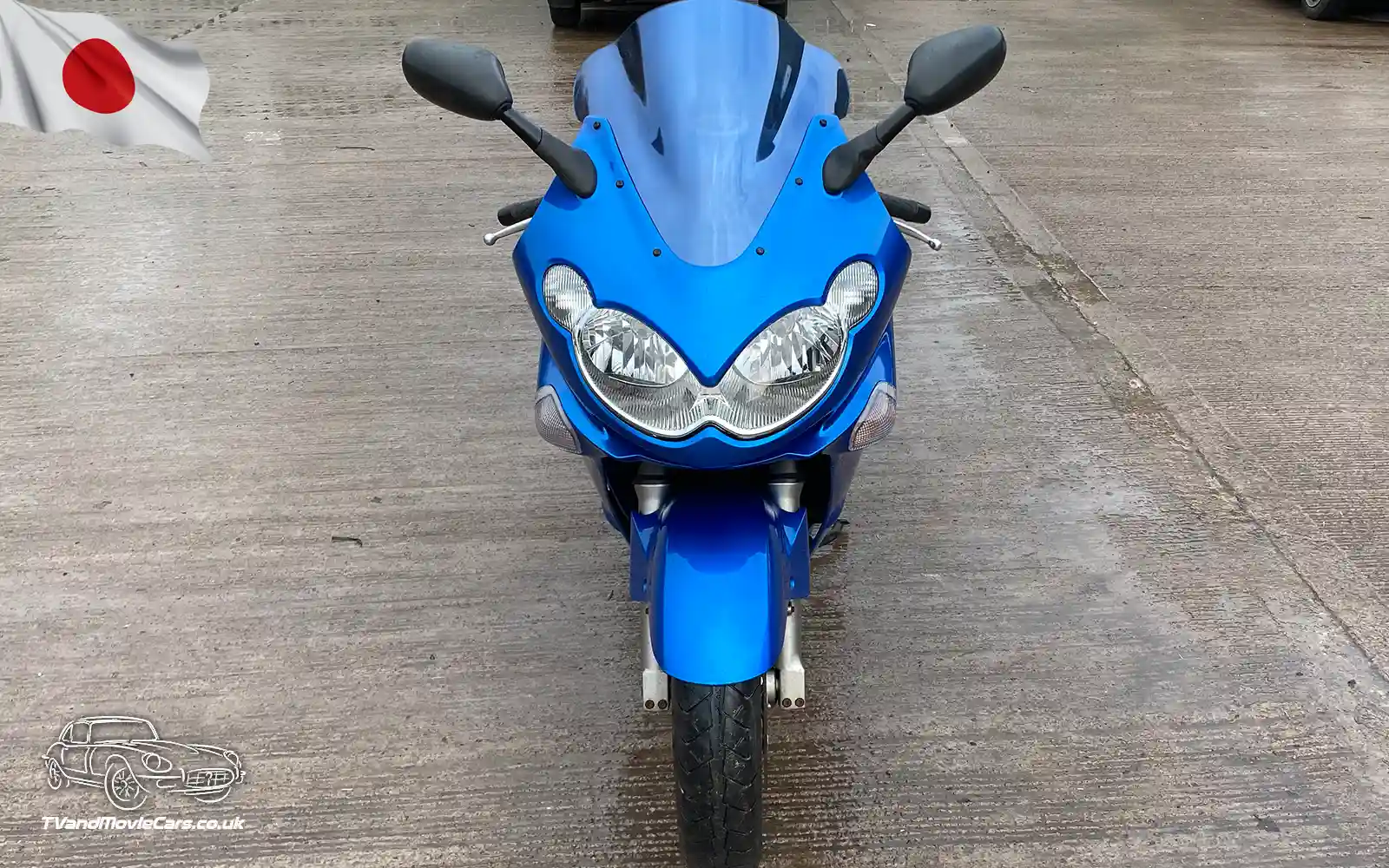 TV Film Movie Action Vehicles Scotland UK Motorcycle Kawasaki ZZR 1200 2002 Front