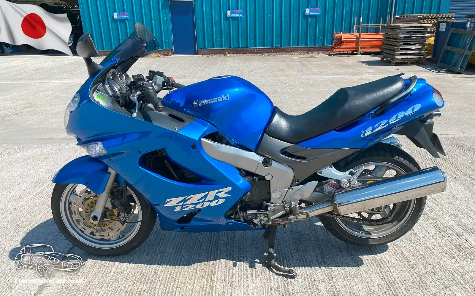 TV Film Movie Action Vehicles Scotland UK Motorcycle Kawasaki ZZR 1200 2002 NS 2