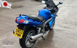 TV Film Movie Action Vehicles Scotland UK Motorcycle Kawasaki ZZR 1200 2002 OS Rear