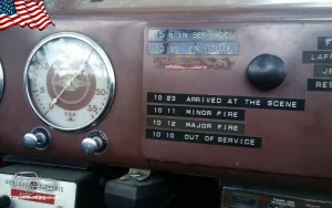 TV Film Movie USA Action Vehicles American Lafrance - 700 Fire Pump Truck 1948 Dashboard 1