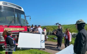 TV Movie Film Action Vehicles Wedding Event Hire Glasgow Scotland Plaxton 1980 Eyemouth Front Shoot