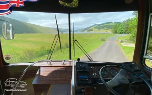 TV Movie Film Action Vehicles Wedding Event Hire Glasgow Scotland Plaxton 1980 Megget Reservoir Dashboard