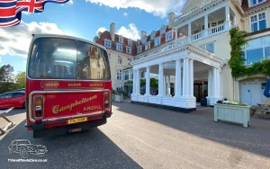 TV Movie Film Action Vehicles Wedding Event Hire Glasgow Scotland Plaxton 1980 Peebles Hydro Hotel Rear