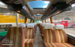 TV and Movie Action Vehicles Wedding Hire Glasgow Scotland West Coast Motors Plaxton 1980 Interior 1