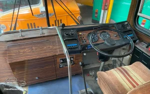 TV and Movie Action Vehicles Wedding Hire Glasgow Scotland West Coast Motors Plaxton 1980 Interior Dashboard