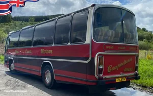 TV and Movie Action Vehicles Wedding Hire Glasgow Scotland West Coast Motors Plaxton 1980 Rear NS 1