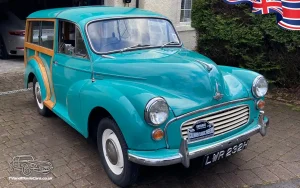 TV Film Movie Action Vehicles Scotland UK Car Morris Minor Traveller 1970 Front OS