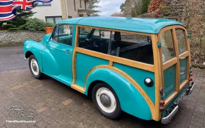 TV Film Movie Action Vehicles Scotland UK Car Morris Minor Traveller 1970 OS Rear