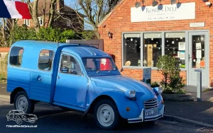 TV Film Movie Action Vehicles Scotland UK France Citroen 2 CV AK250 Van 1977 Front NS