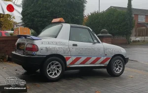 TV Film Movie Action Vehicles Scotland UK Japanese Suzuki X-90 Targa 1995 OS Rear