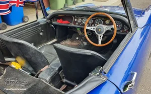 TV Film Movie Action Vehicles Scotland UK Sunbeam Alpine Series V Convertible 1966 Interior