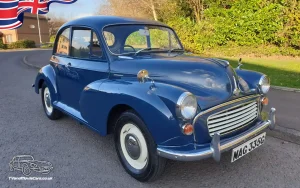 TV Film Movie Action Vehicles Scotland UK Classic Car Morris Minor 1000 Front OS