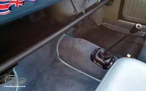 TV Film Movie Action Vehicles Scotland UK Classic Car Morris Minor 1000 Interior Front Gear