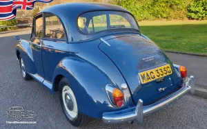 TV Film Movie Action Vehicles Scotland UK Classic Car Morris Minor 1000 Rear NS