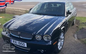 TV Film Movie Action Vehicles Scotland UK Cars Jaguar XJ Sovereign Limousine 2008 Front NS 2