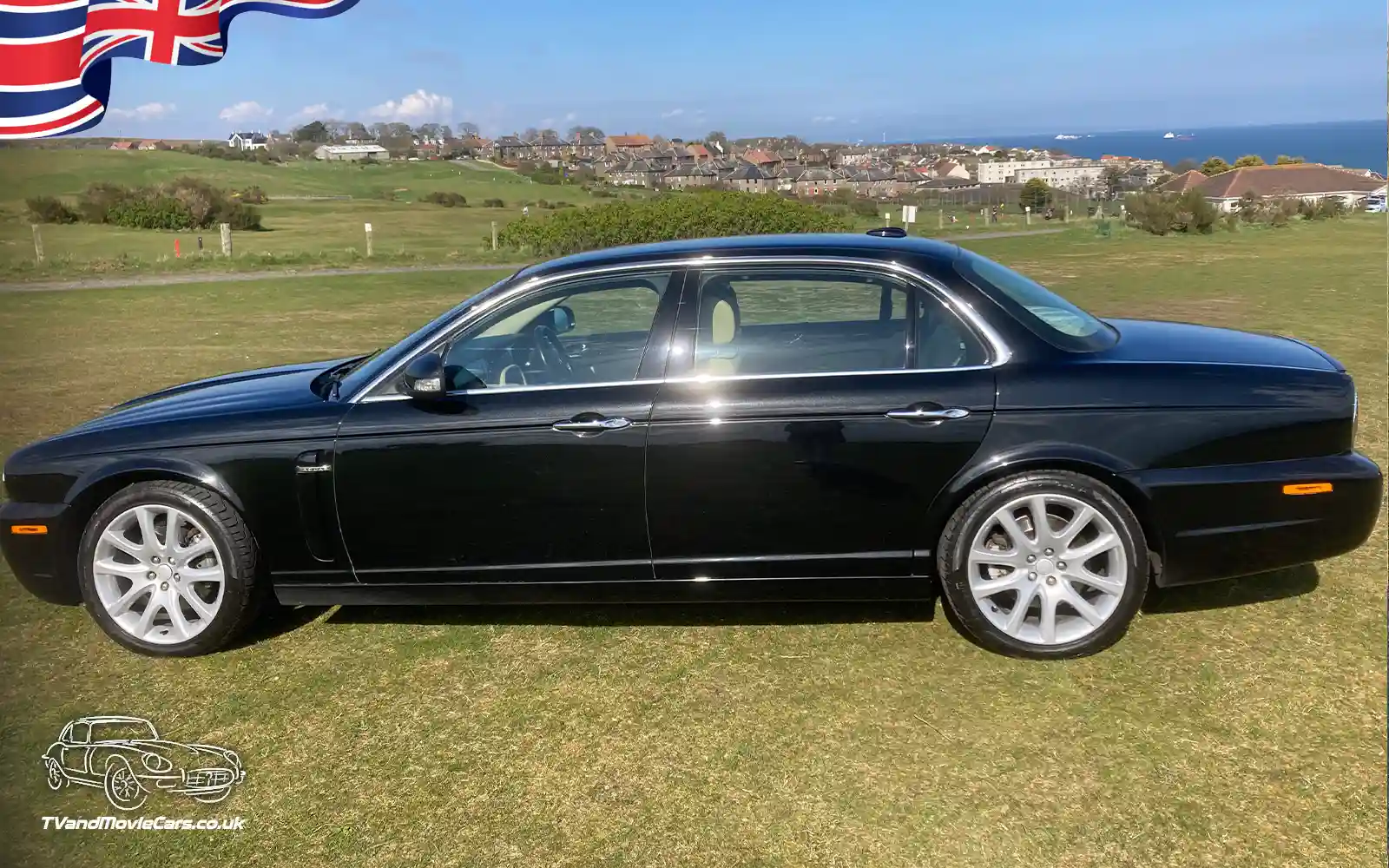 TV Film Movie Action Vehicles Scotland UK Cars Jaguar XJ Sovereign Limousine 2008 NS
