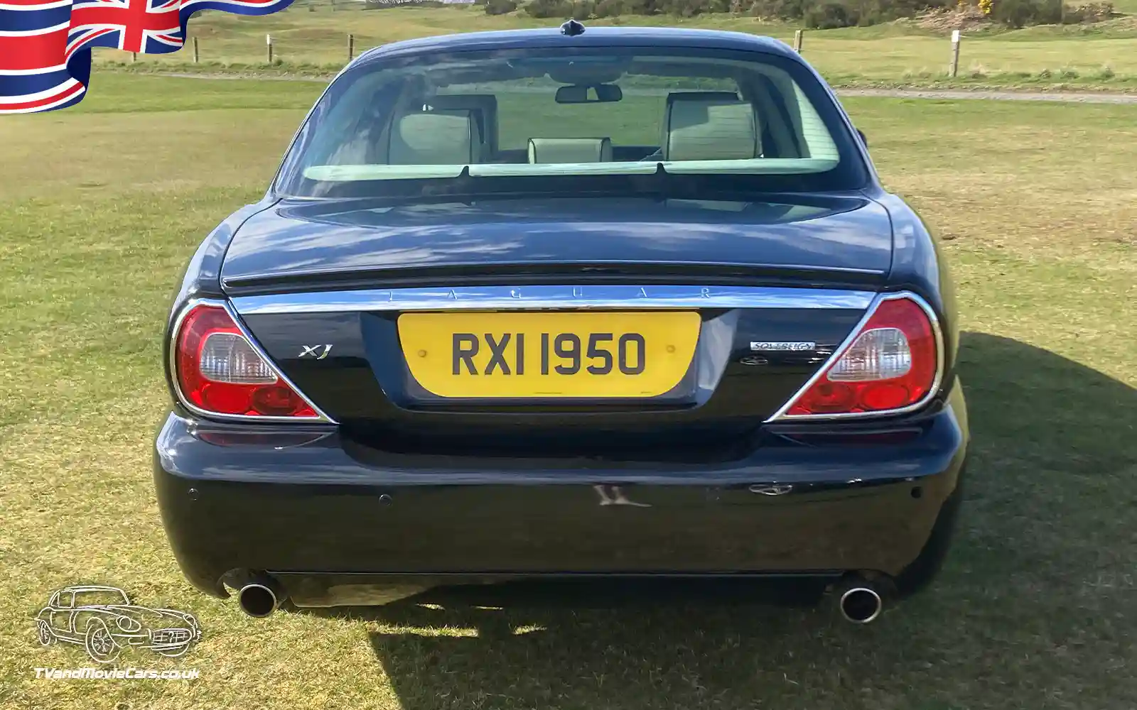 TV Film Movie Action Vehicles Scotland UK Cars Jaguar XJ Sovereign Limousine 2008 Rear