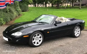 TV Film Movie Action Vehicles Scotland UK Cars Jaguar XK8 Convertible 1999 Front OS