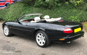 TV Film Movie Action Vehicles Scotland UK Cars Jaguar XK8 Convertible 1999 Rear NS