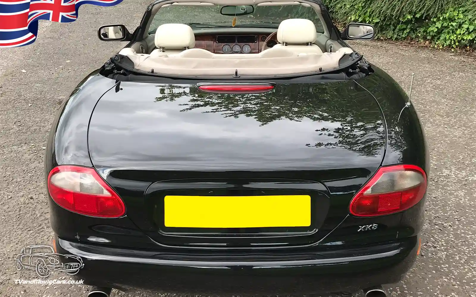 TV Film Movie Action Vehicles Scotland UK Cars Jaguar XK8 Convertible 1999 Rear