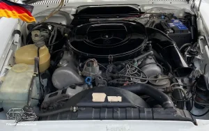 TV Film Movie Action Vehicles Scotland UK German Mercedes 350SL Convertible 1980 Engine