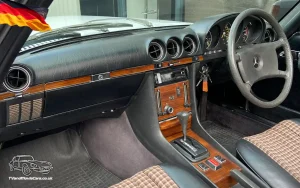 TV Film Movie Action Vehicles Scotland UK German Mercedes 350SL Convertible 1980 Interior Dashboard NS