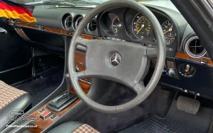 TV Film Movie Action Vehicles Scotland UK German Mercedes 350SL Convertible 1980 Interior Dashboard OS