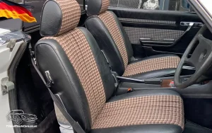 TV Film Movie Action Vehicles Scotland UK German Mercedes 350SL Convertible 1980 Interior Seats OS