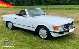 TV Film Movie Action Vehicles Scotland UK German Mercedes 350SL Convertible 1980 NS Front