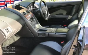 TV Film Movie Action Vehicles Scotland UK Sports Car Aston Martin DB9 V12 2004 Interior Seats NS