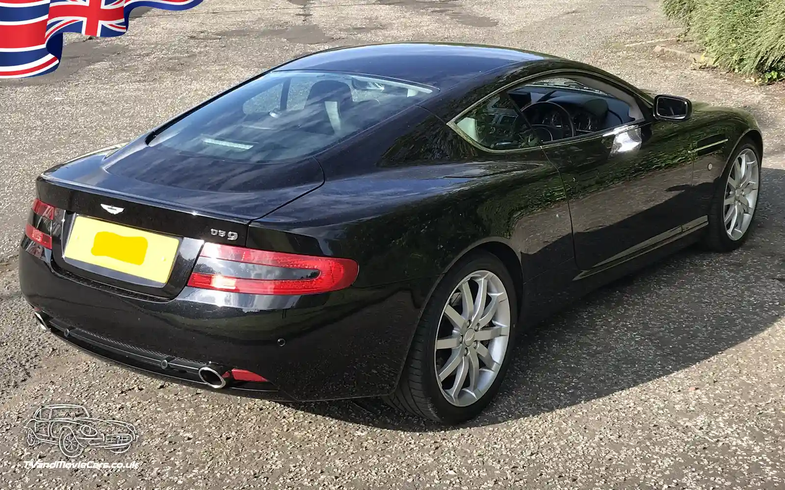 TV Film Movie Action Vehicles Scotland UK Sports Car Aston Martin DB9 V12 2004 Rear OS