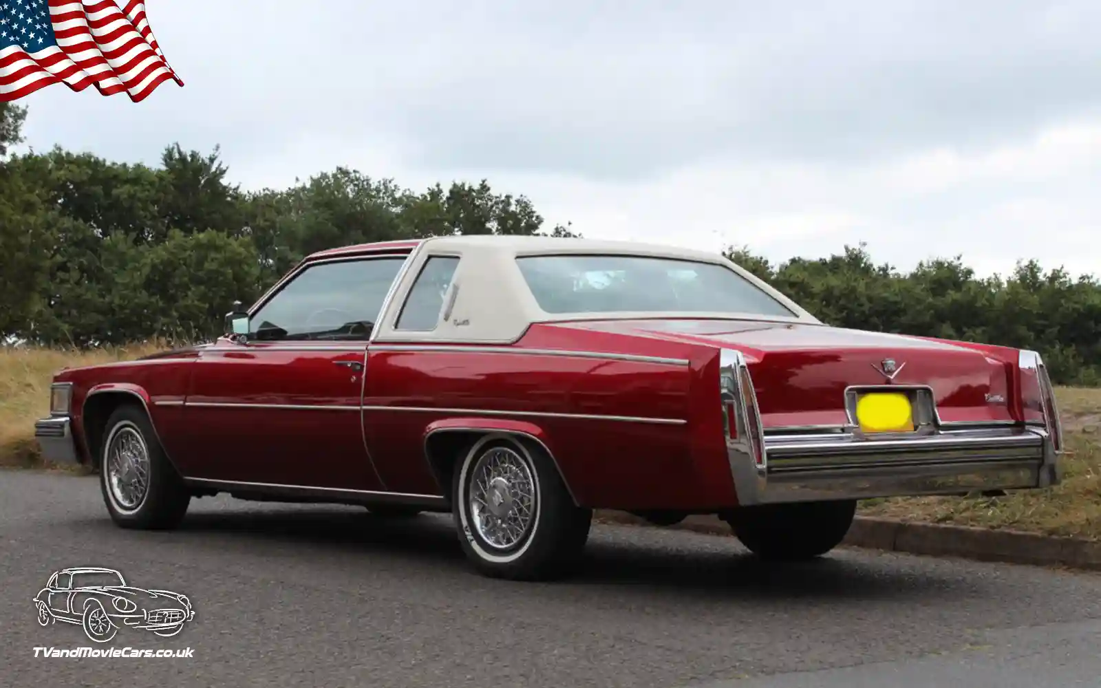 TV Film Movie Action Vehicles Scotland UK USA Cars Cadillac Coupe Deville 1978 OS Rear