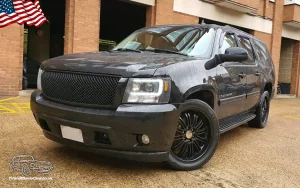TV Film Movie Action Vehicles Scotland UK USA Cars Chevrolet Suburban 2009 Front OS