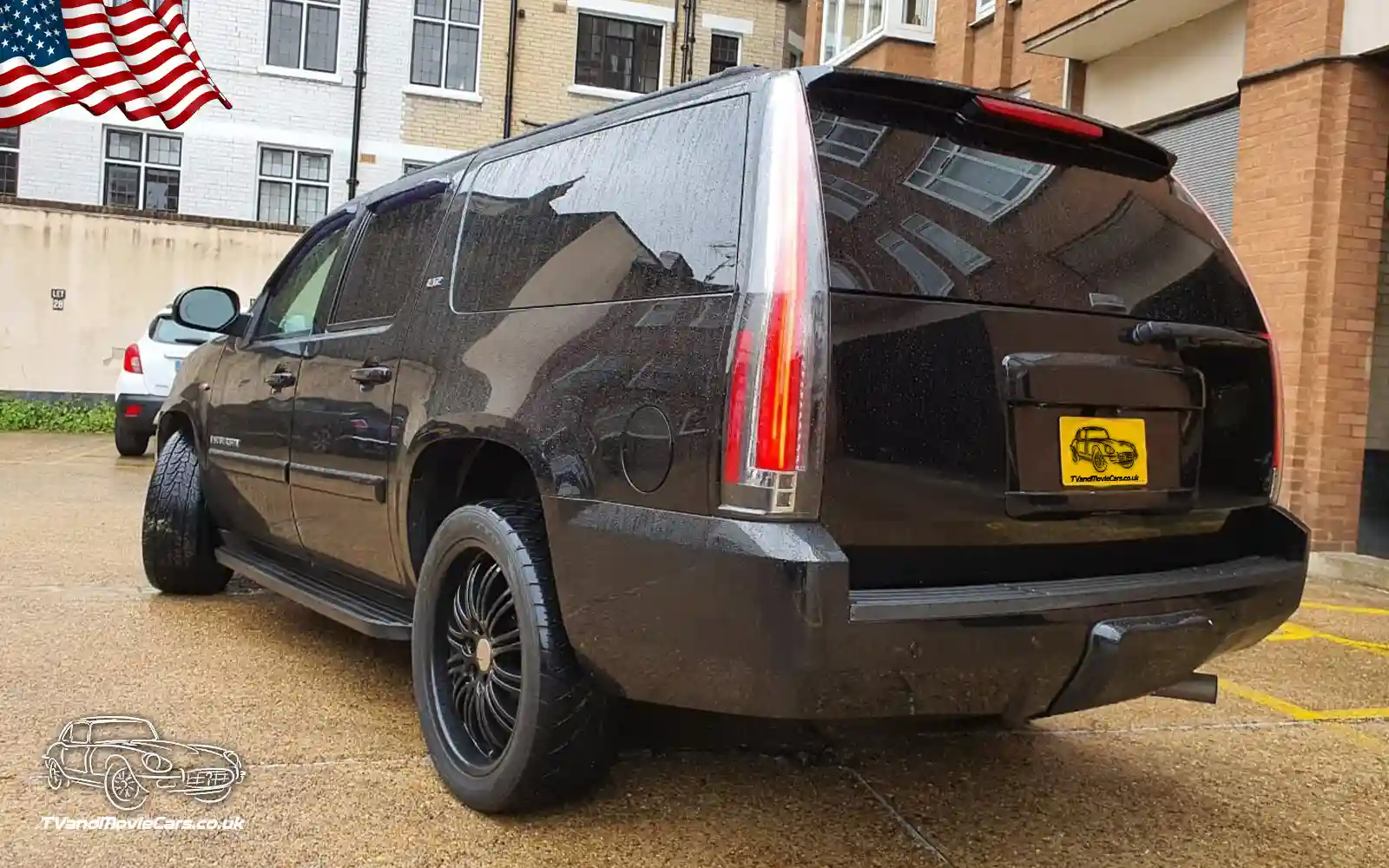 TV Film Movie Action Vehicles Scotland UK USA Cars Chevrolet Suburban 2009 Rear OS