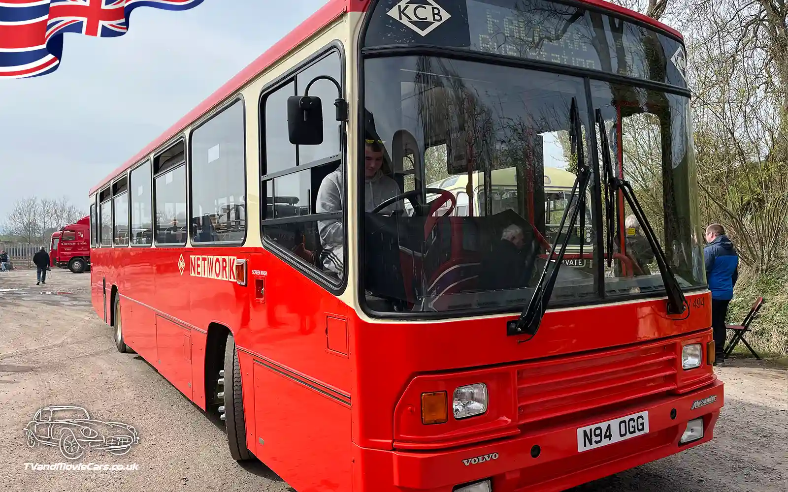 TV Film Movie Action Vehicles Scotland Alexander PS Volvo Single Deck Bus 1996 Front OS
