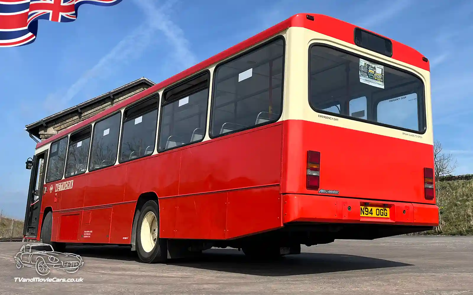 TV Film Movie Action Vehicles Scotland Alexander PS Volvo Single Deck Bus 1996 Rear NS
