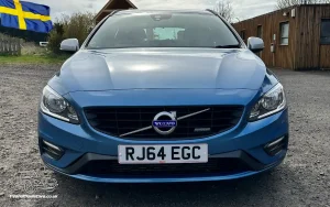 TV Film Movie Action Vehicles Scotland Sweden Volvo V60 R Design 2015 Front