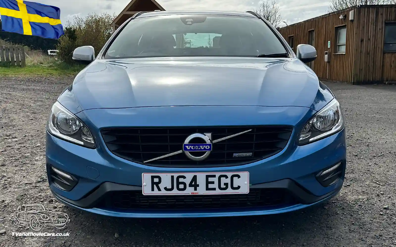 TV Film Movie Action Vehicles Scotland Sweden Volvo V60 R Design 2015 Front