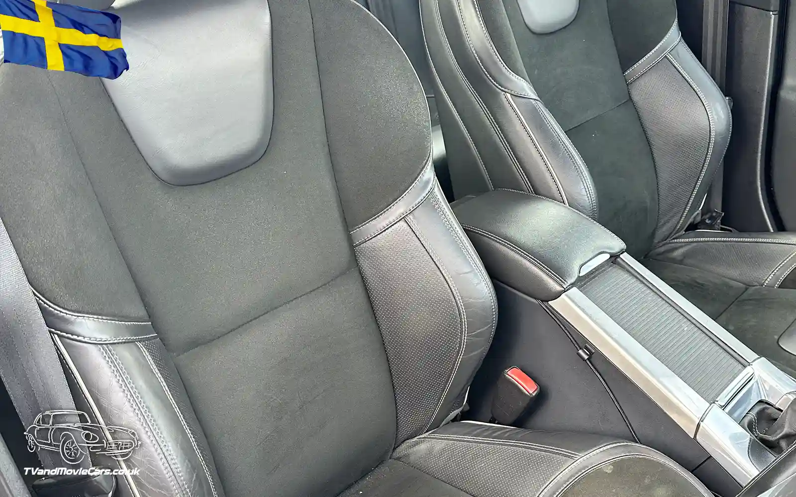 TV Film Movie Action Vehicles Scotland Sweden Volvo V60 R Design 2015 Interior Front Seats