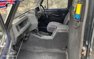 TV Film Movie Action Vehicles Scotland UK Carbodies Fairway Black Taxi 1997 NS Interior Front