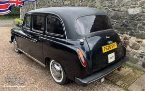 TV Film Movie Action Vehicles Scotland UK Carbodies Fairway Black Taxi 1997 NS Rear
